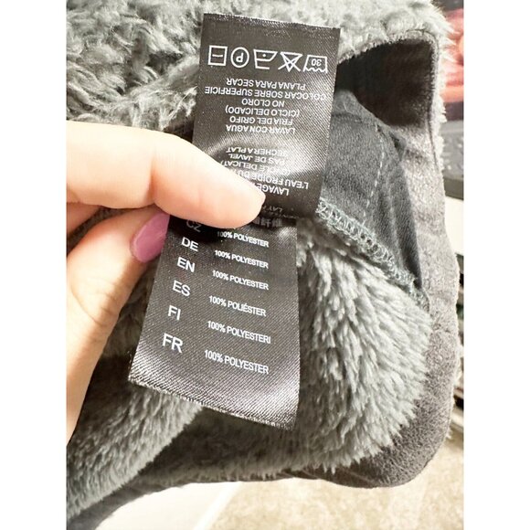 Kuhl Womens Flight Pullover Snap Front Hooded Fleece Jacket Flint Gray Size XS - Picture 7 of 9